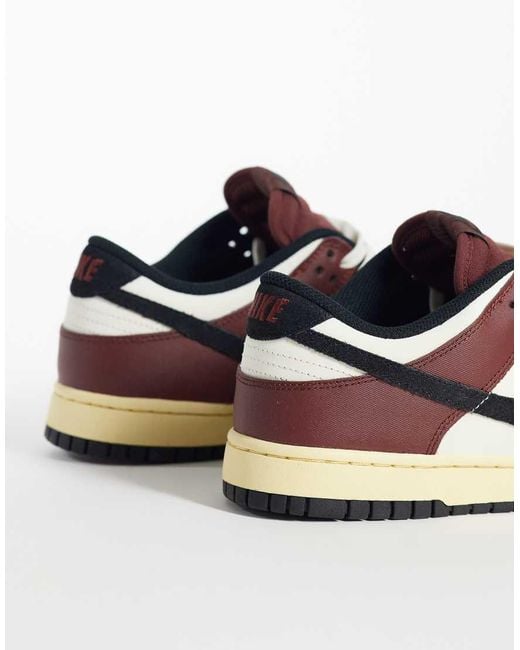Nike White Dunk Low Retro Prm Trainers for men