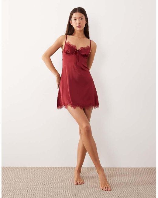 KAT THE LABEL Red Sorrento Dress