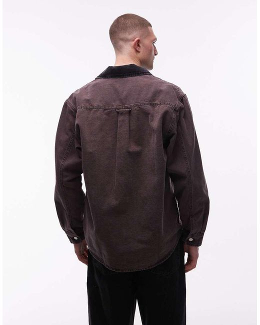 Carhartt Brown Mitch Canvas Jacket for men