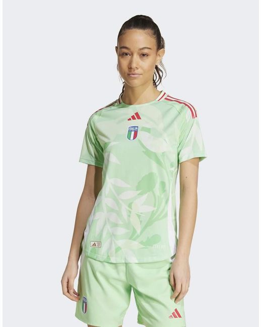 Adidas Originals Green Italy 25 Team) Away Authentic Jersey