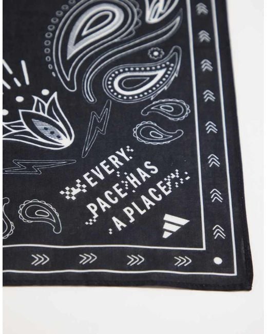 Adidas Originals Blue Adidas Running Hankerchief Scarf