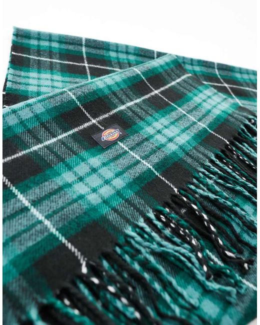 Sciarpa Verde E Nera A Quadri di Dickies in Green