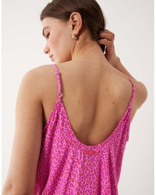 DKNY Pink Cami And Ankle Pant Pyjama Set