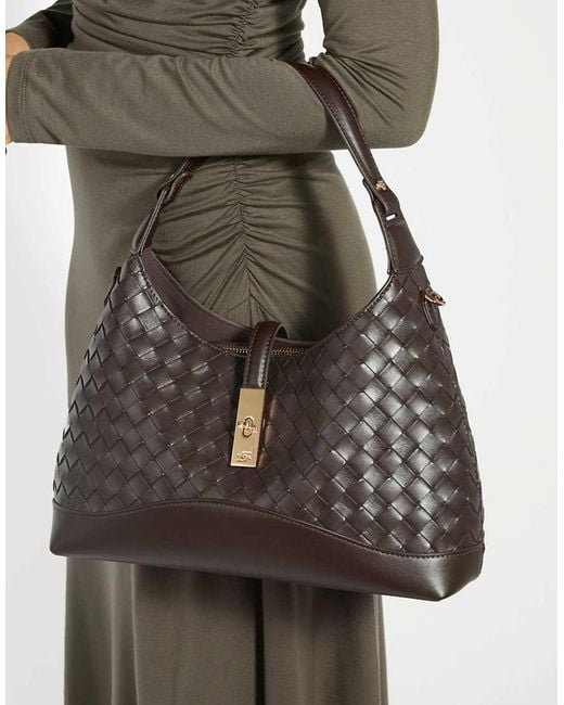 Dune Brown Dorset Shoulder Bag
