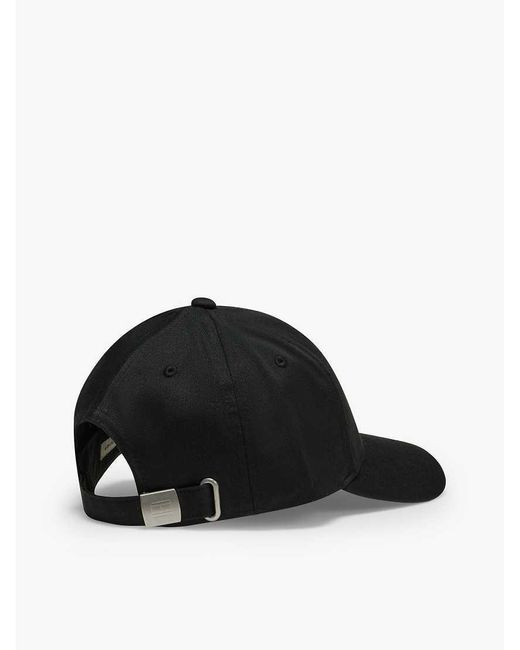 Tommy Hilfiger Black Kids' Flag Logo Six-Panel Baseball Cap