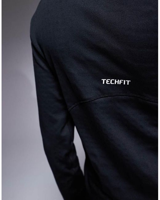 Top Con Cuello Alto Techfit Cold.Rdy De Adidas Training Adidas Originals de color Blue