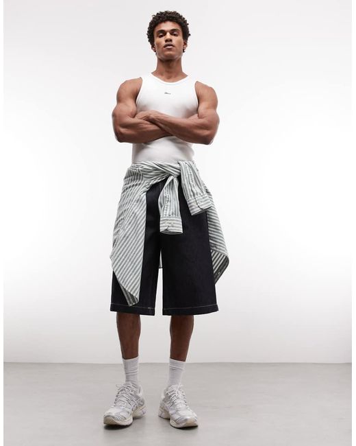 BLKVIS White Script Logo Vest for men