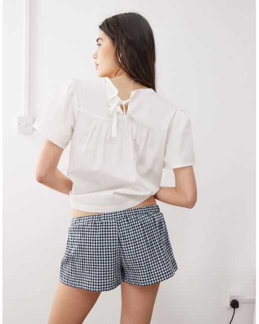 Collusion Gray Check Boxer Shorts