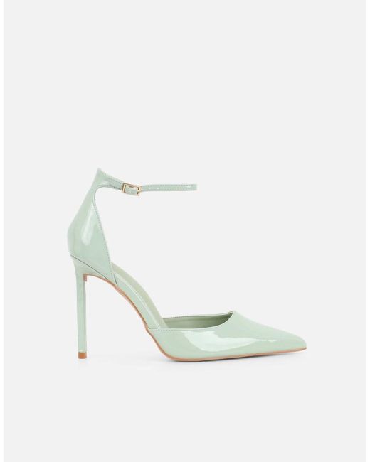 SIMMI Natural Erika Sage Patent Court Shoes