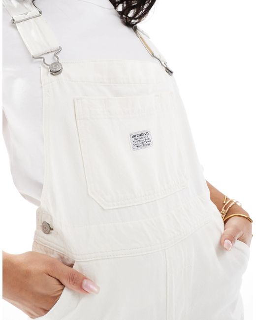 Levi's White – xl – jeans-latzhose