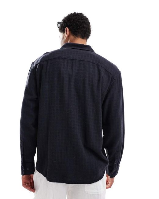 Camicia Ampia A Maniche Lunghe Blu di Only & Sons in Blue da Uomo