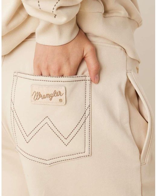 Wrangler Natural X Lainey Wilson Cowboy Co-ord Soft Trousers