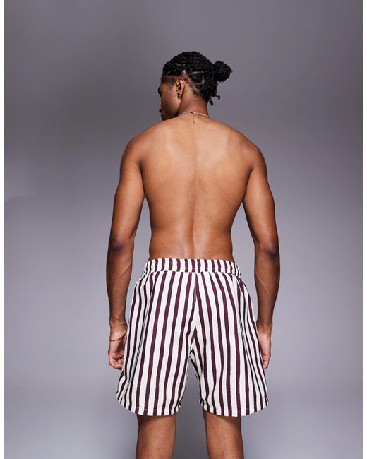 ASOS Red Swim Shorts for men