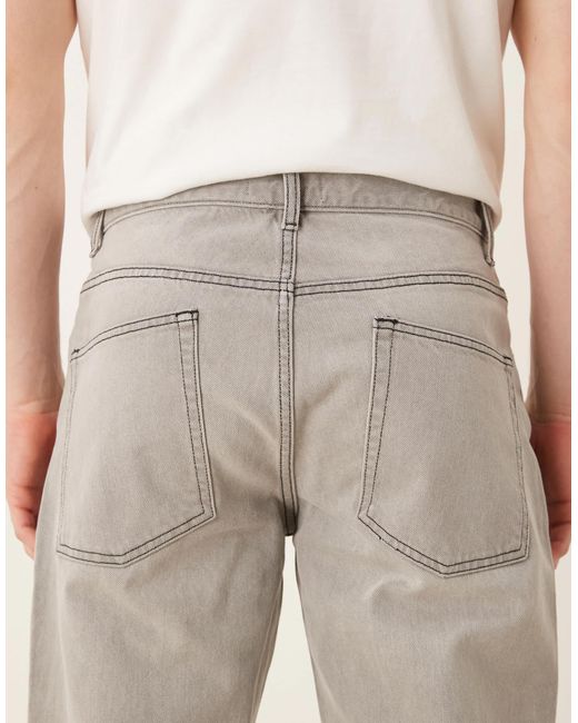ASOS Natural Tapered Jeans for men