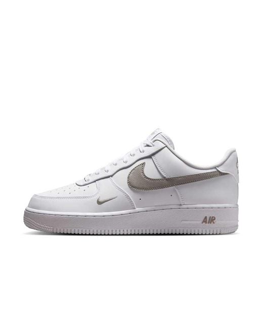 Nike Gray Air Force 1 07' Tech Trainers for men