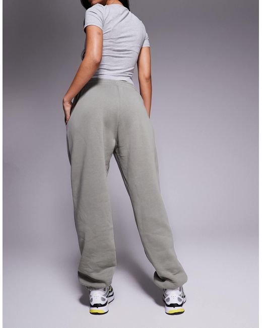 Nike Gray Phoenix Fleece Oversized Sweatpants