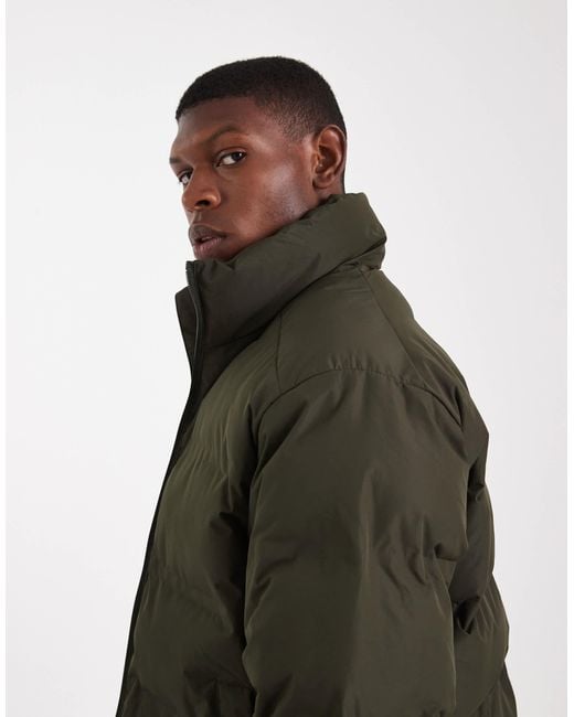 Jack & Jones Black Thick Puffer Jacket for men
