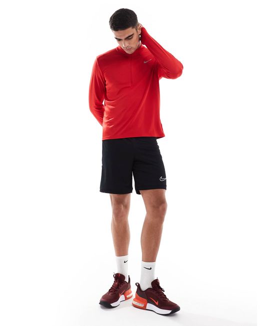 Nike – pacer dri-fit – langärmliges oberteil in Red für Herren