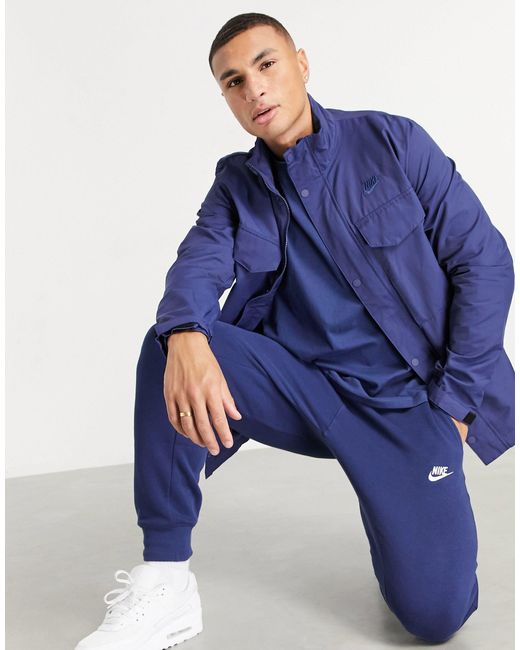 nike navy blue jacket