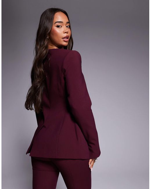 Blazer ASOS en coloris Purple
