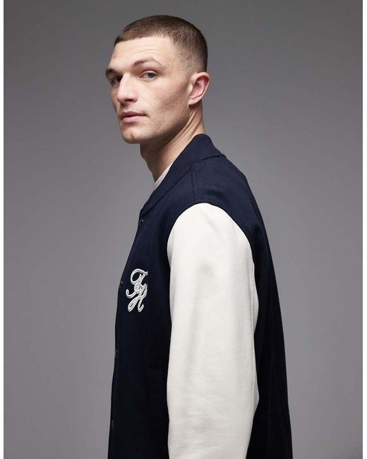 Tommy Hilfiger Gray Script Color Block Jacket for men