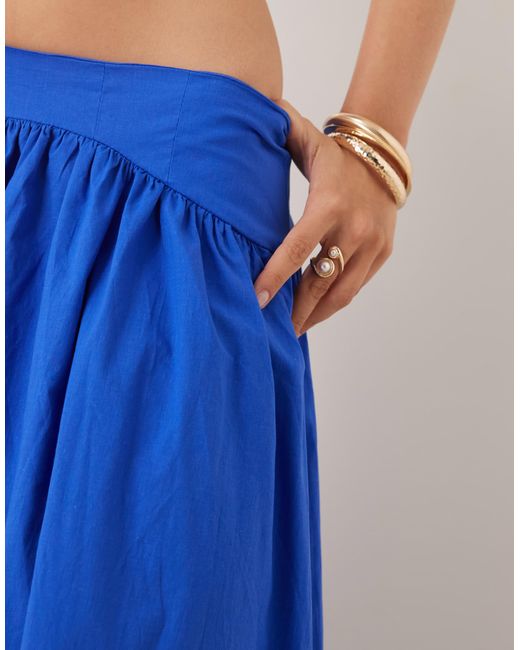 Sister Jane Blue Dream Cotton Maxi Skirt Co-ord