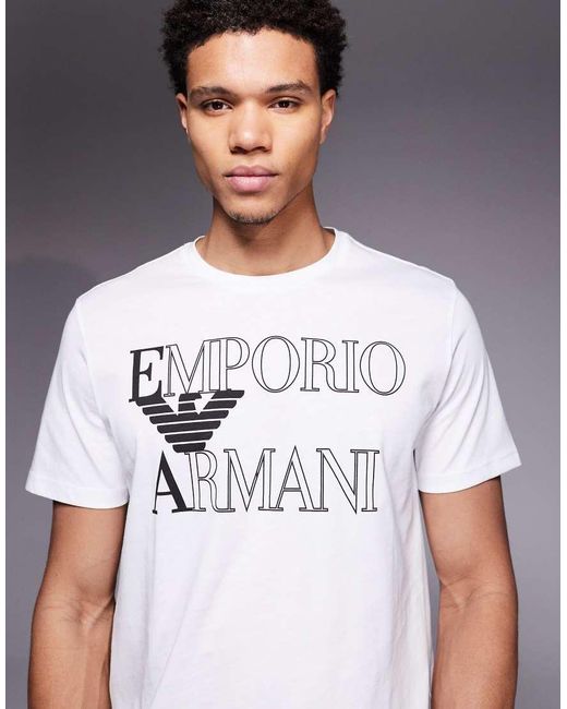 Emporio Armani White Bodywear T-shirt for men