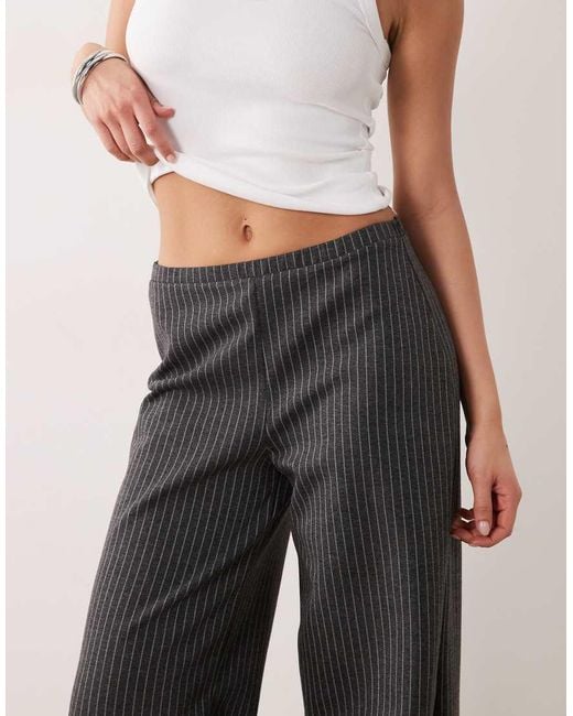 ASOS Multicolor Jersey Wide Leg Trouser Co-ord With Lace Trim