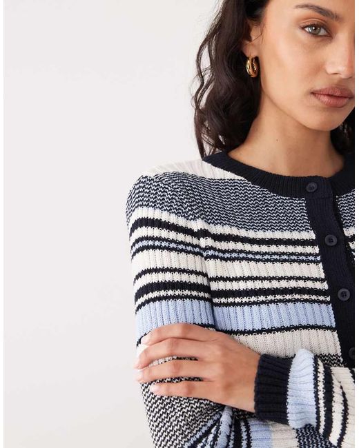 Mango Gray Knitted Cardigan
