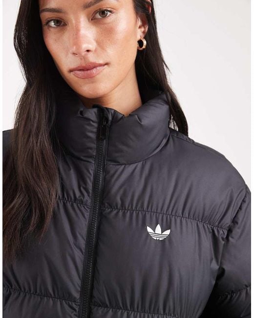 Adidas Originals Gray Short Padded Jacket