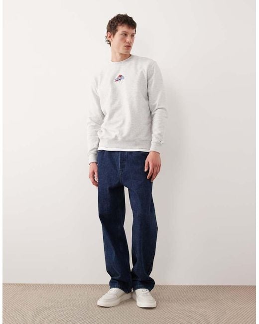 Tommy Hilfiger Gray Outdoor Center Graphic Logo Sweatshirt for men