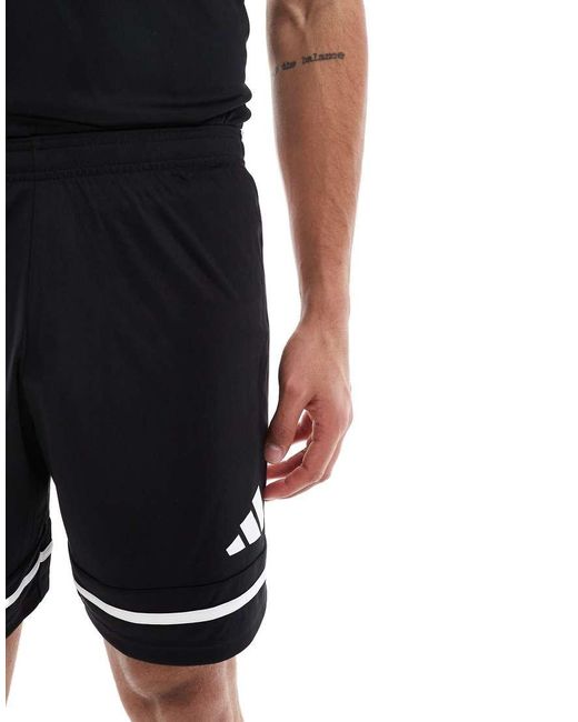 Adidas Originals Blue Adidas Football Squadra 25 Shorts for men