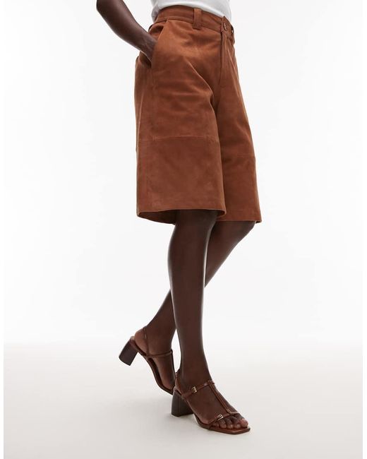 Mango Brown Buckle Detail Block Heel Sandal