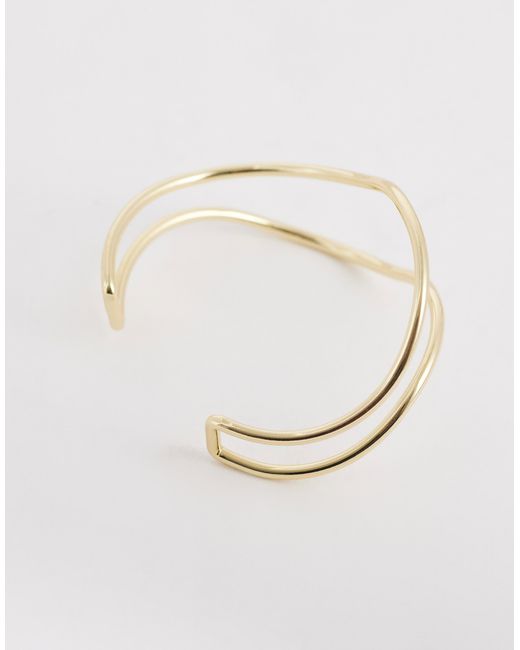 ASOS Natural Wire Cuff Bracelet