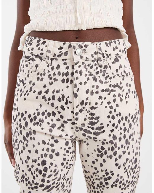 ASOS White 90s Straight Crop Jeans