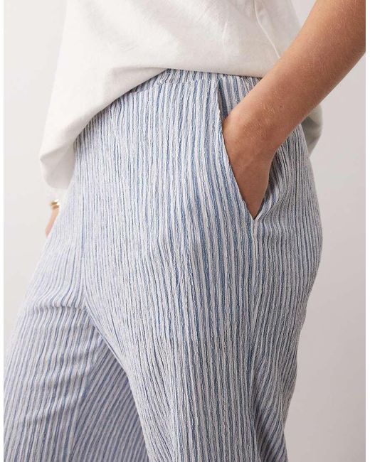 JDY Petite White Wide Leg Trousers
