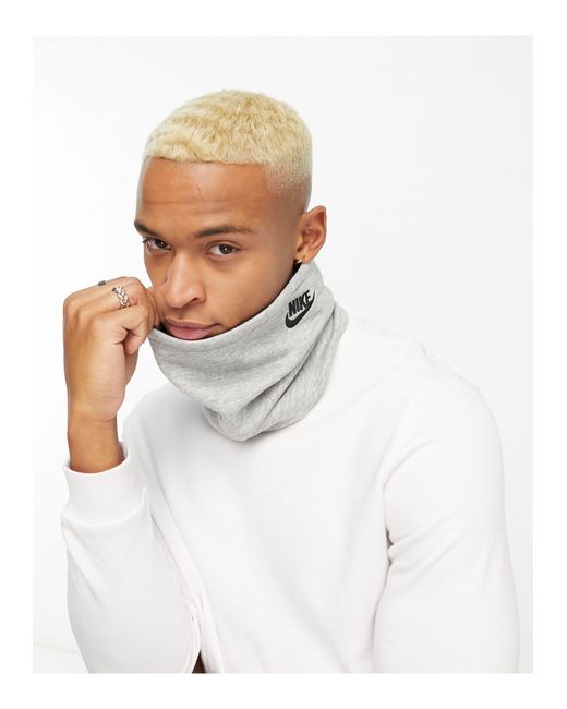 Nike Club Fleece Reversible Neckwarmer in White for Men | Lyst Australia