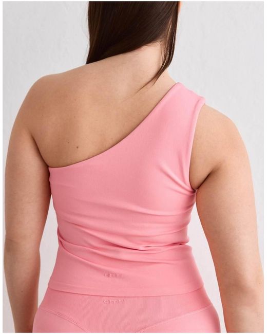 Aim'n Pink Blush Shape Seamless One Shoulder Bralette