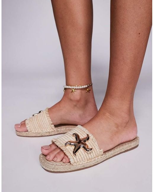 South Beach Multicolor Sandal With Starfish