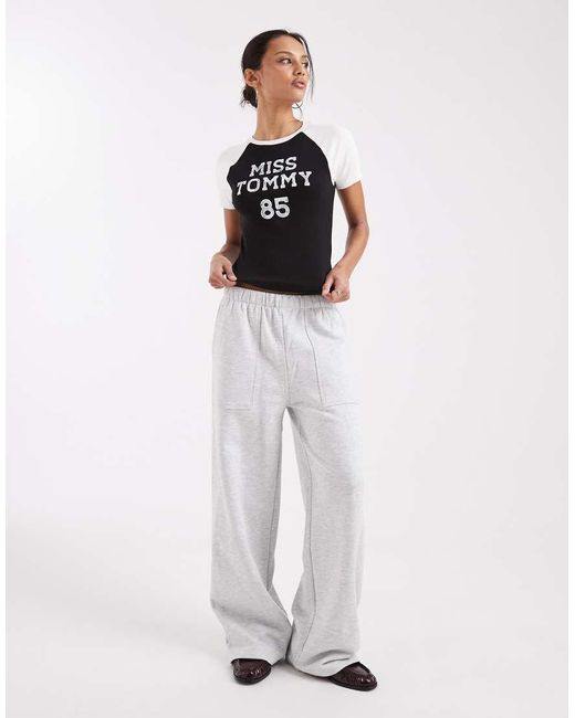 Tommy Hilfiger Black Athletic Miss Tommy Baby T-shirt