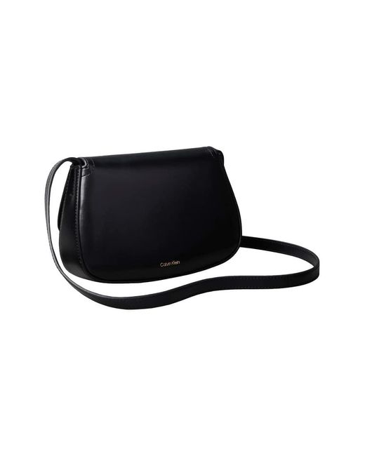 Calvin Klein Black Logo Crossbody Handbag