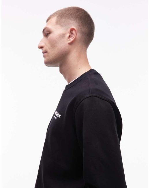 Dickies Black Oatfield Graphic Backprint Sweatshirt