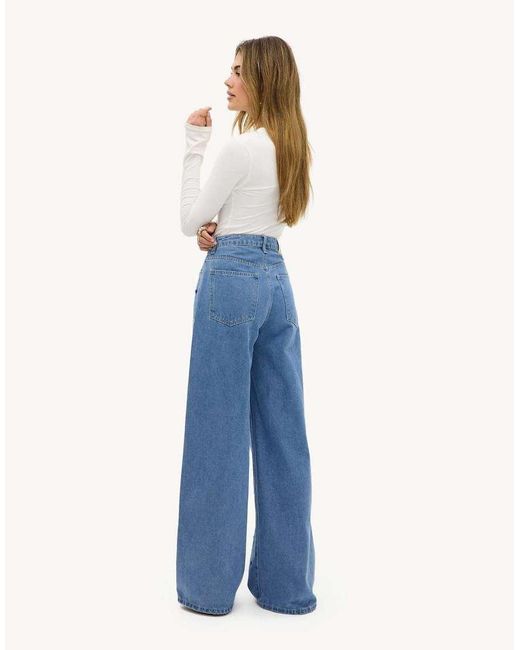 Loavies Blue Love's Reflection Jeans With Colored Rhinestones