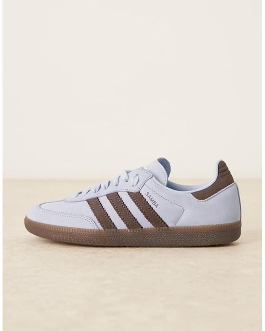Adidas Originals Brown Samba Og Trainers