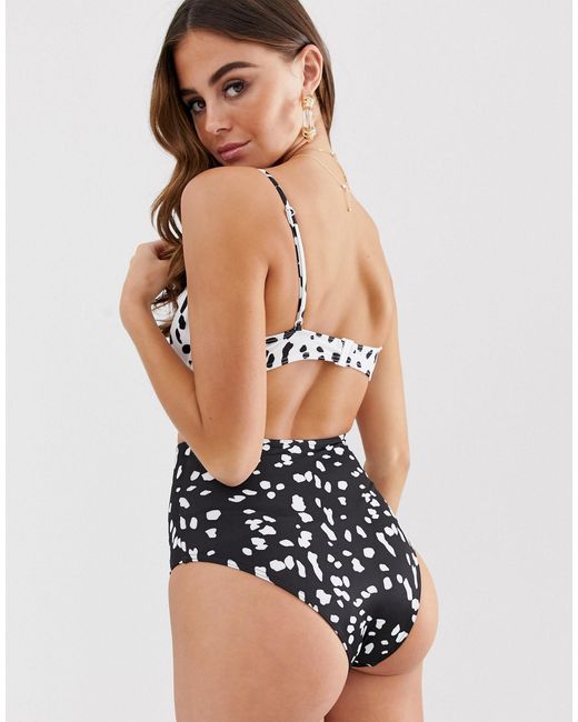 asos dalmatian bikini