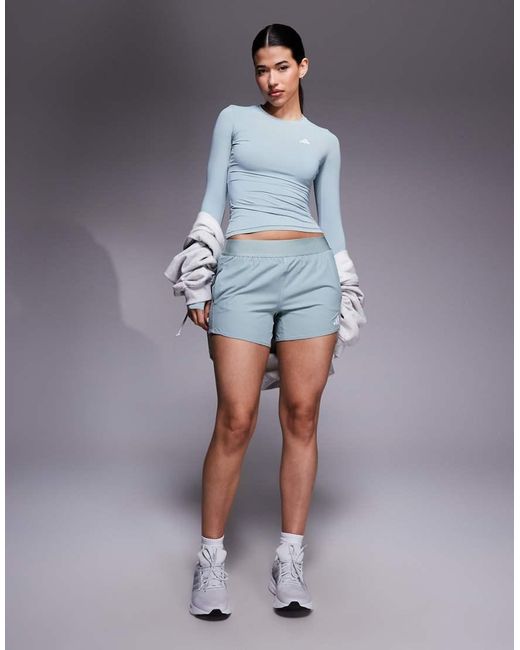 Adidas Originals Blue Adidas Training Flex Pacer Shorts