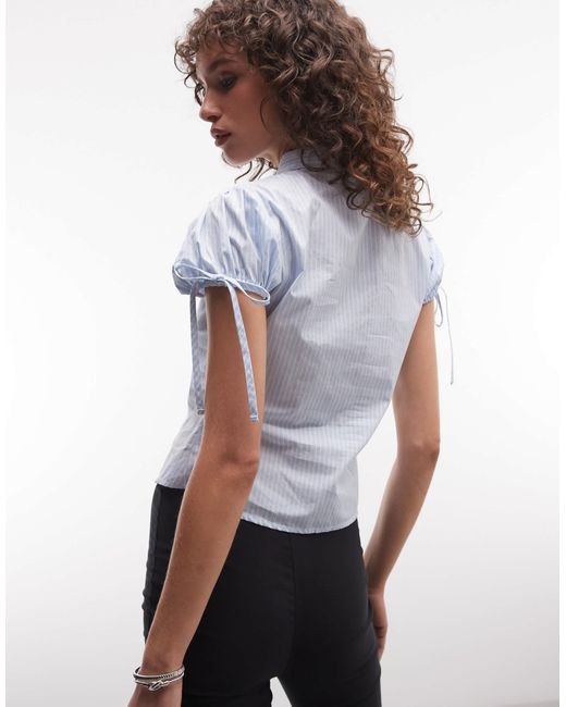 Collusion White – figurbetonte hemdbluse
