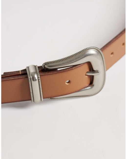 Abercrombie & Fitch Brown Suede Belt for men