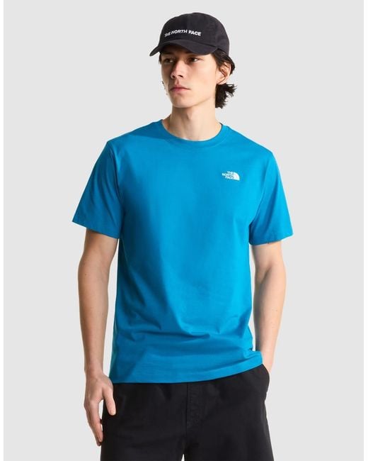 The North Face Blue M Evolution Simple Dome Regular Short Sl for men