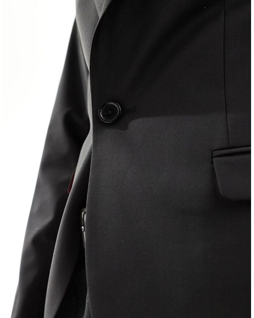 Twisted Tailor Black Ellroy Suit Jacket for men